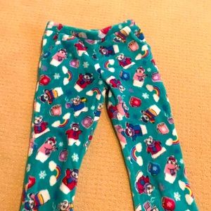 Candy pink girls size 7/8 fleece pajama pants